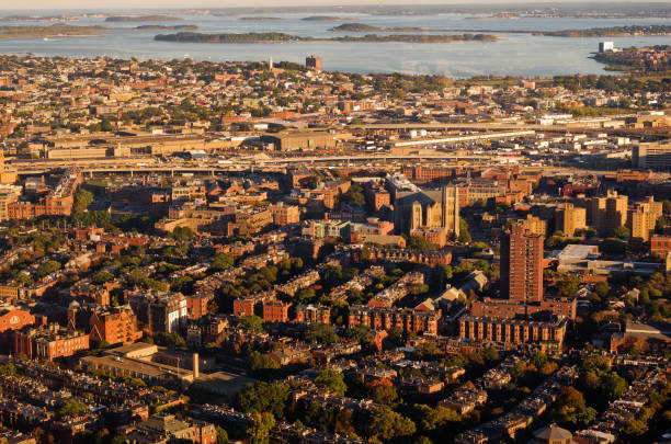istock Top view of Boston, USA 921987384