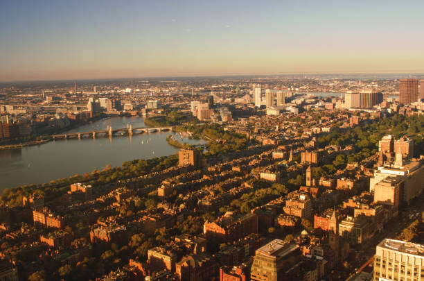 istock Top view of Boston, USA 921988126