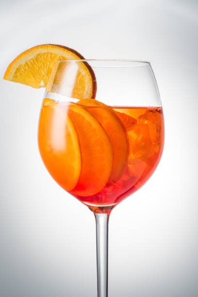 istock Summer refreshing faintly alcoholic cocktail Spritz in a 921991876