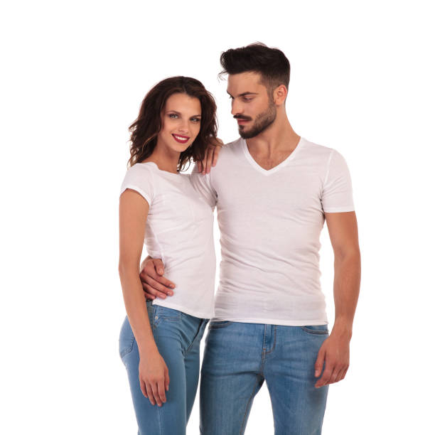 istock casual man looks at his woman 922003390