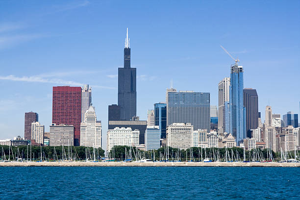 istock Chicago seen from Lake Michigan 92202259