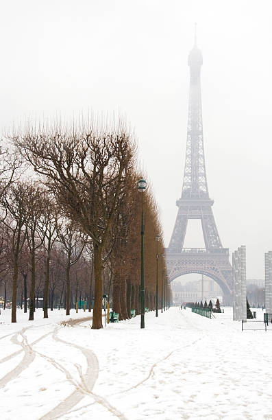 istock Rare snowy day in Paris 92203154
