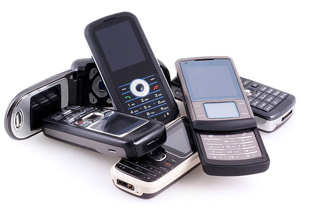 istock Pile of mobile phones. 92203472