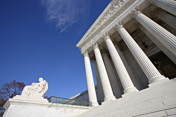 United States Supreme Court Building stock photo