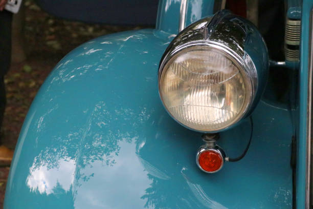 istock headlights of a classic car 922038560