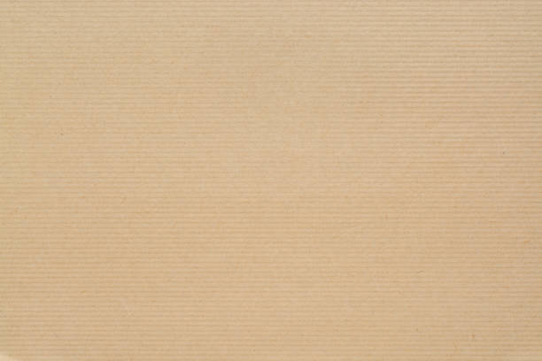 Sheet of Paper in high resolution Paper Texture with horizontal stripes for background in high resolution kraft paper stock pictures, royalty-free photos & images