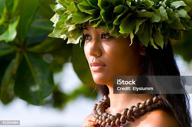 Hawaiian Girl Stock Photo - Download Image Now - Hawaiian Culture, Hawaiian Ethnicity, People