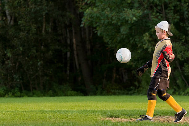 istock Kick the  soccer ball 92204117