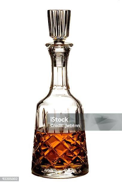 Kristallkaraffe Stockfoto und mehr Bilder von Alkoholisches Getränk - Alkoholisches Getränk, Cognac, Dekantiergefäß