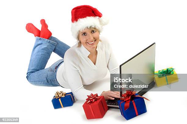 Santa Stock Photo - Download Image Now - Adult, Beautiful People, Beautiful Woman