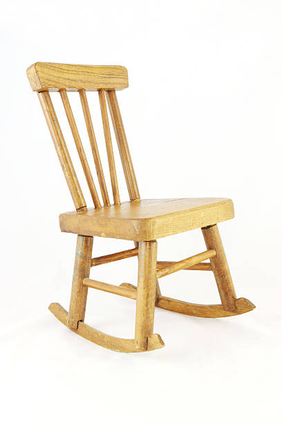 istock Wooden rocking chair 92205506