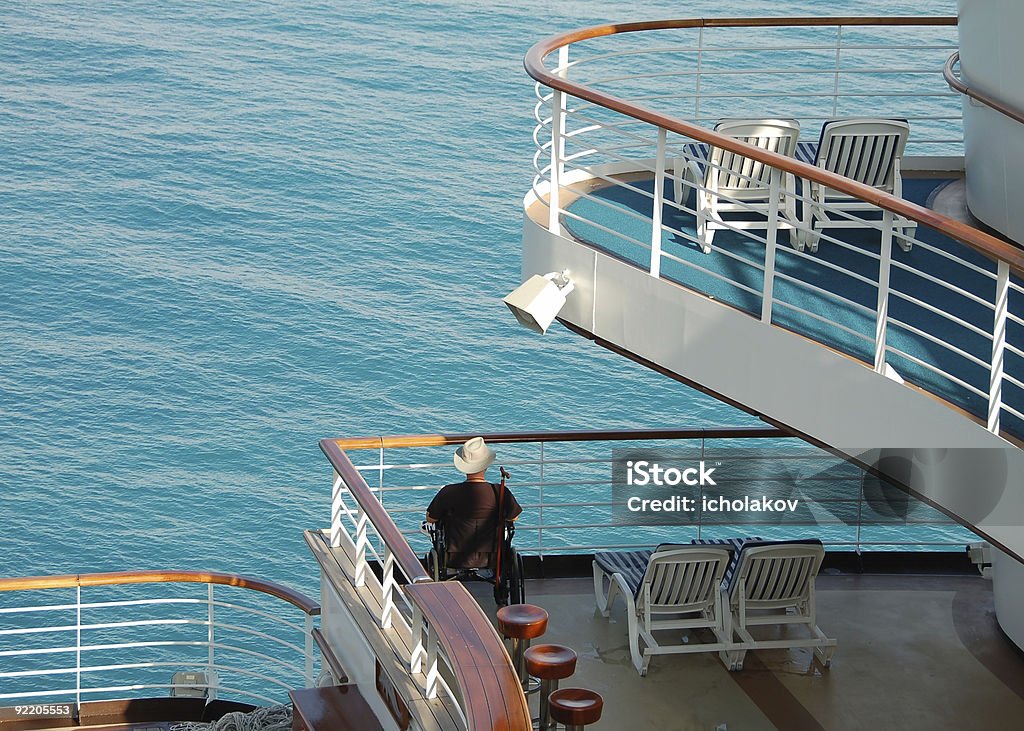 Disabled passenger accomodations on cruise ship  Cruise Ship Stock Photo