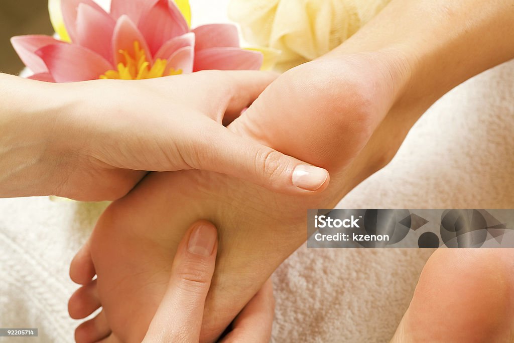 Fußmassage - Lizenzfrei Alternative Behandlungsmethode Stock-Foto