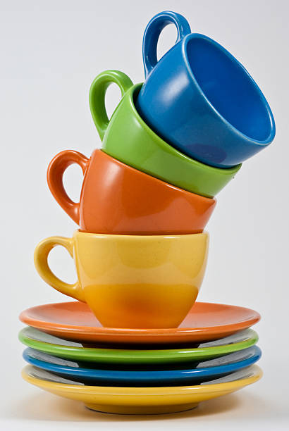 istock Stock photograph. Multi-coloured Coffee Cups 92206227