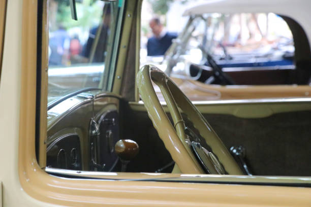 istock front seat of an old car 922071740