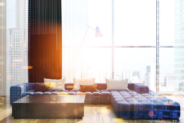 istock White waiting room interior, poster, and armchairs 922071906