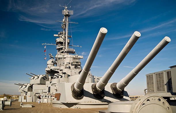 istock US Navy World War II Battleship Main Deck 16