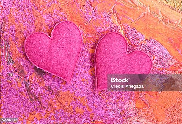 Corações - Fotografias de stock e mais imagens de Amor - Amor, Cor Viva, Cor de rosa