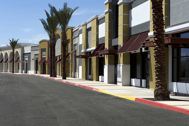 istock Brand New Strip Mall 92208065