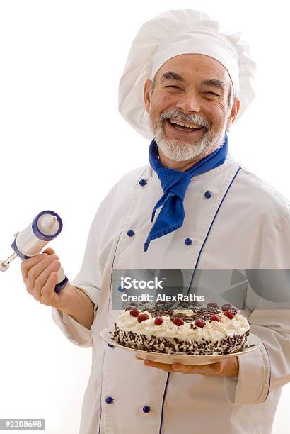 Attraente Cook - Fotografie stock e altre immagini di Abito da cuoco - Abito da cuoco, Cucinare, Adulto