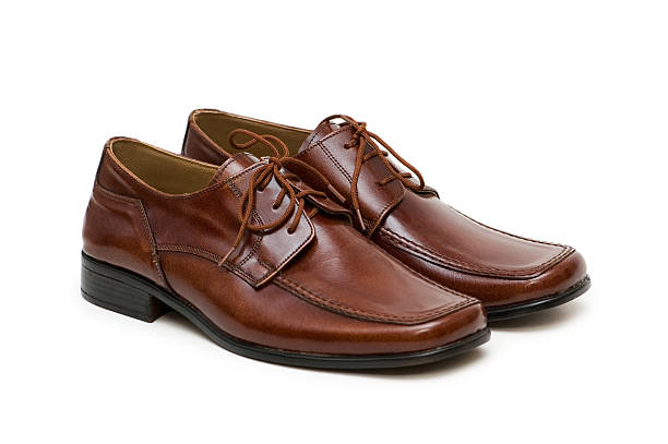 istock Male shoes isolated on the white background 92208740