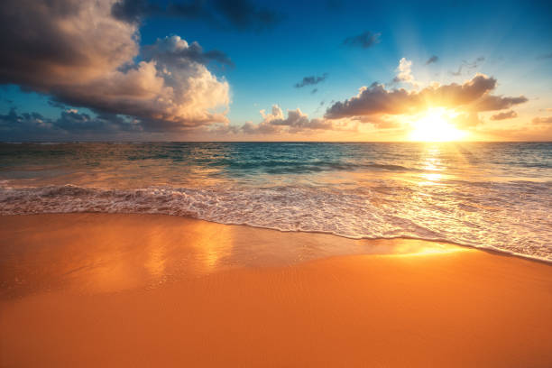 istock Beautiful cloudscape over the sea, sunrise shot HDR 922088092