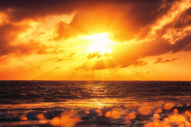 istock Beautiful cloudscape over the sea, sunrise shot HDR 922088154