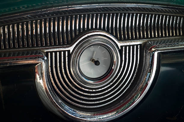istock Detail of vintage car interior 92209014