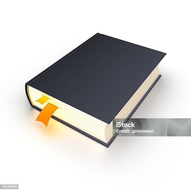 Libro Con Segnalibro - Fotografie stock e altre immagini di Colore nero - Colore nero, Copertina di libro, Educazione