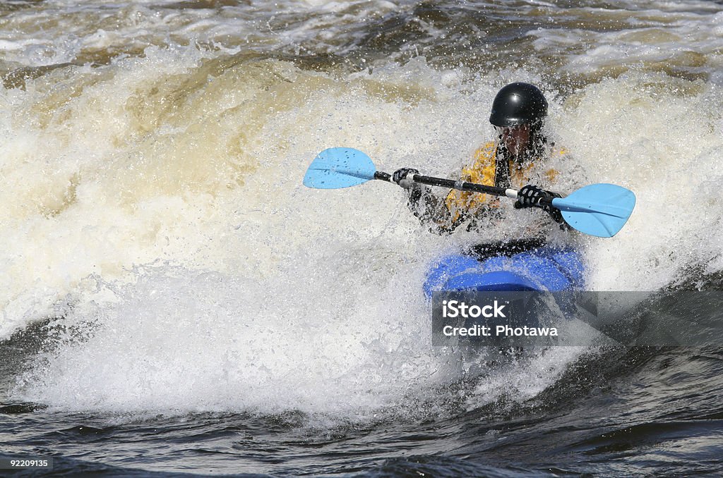 Kayak bagnarsi - Foto stock royalty-free di Abilità