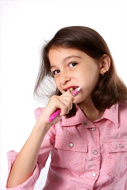 istock Young Girl / Child Cleaning Teeth 92209291
