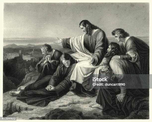 Oh Jerusalem Jerusalem You Who Kill The Prophets Stock Illustration - Download Image Now - Jesus Christ, Apostle - Worshipper, Jerusalem