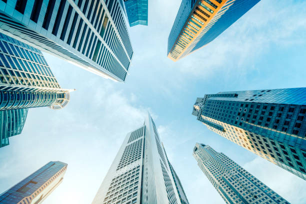 istock Singapore Skyscrapers, financial district 922099932