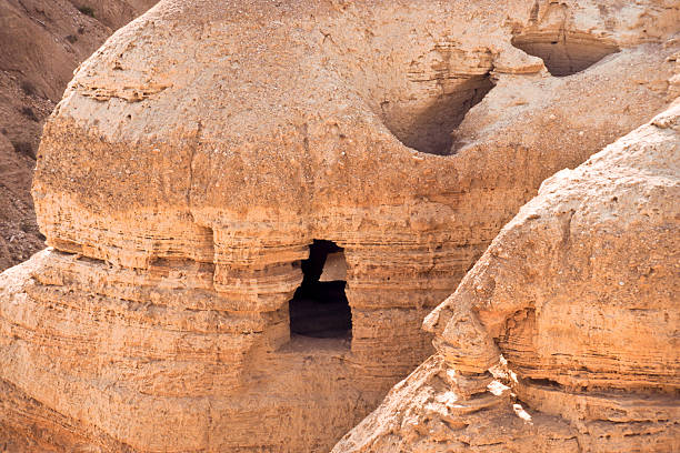 Qumran - Cave 4  dead sea scrolls stock pictures, royalty-free photos & images