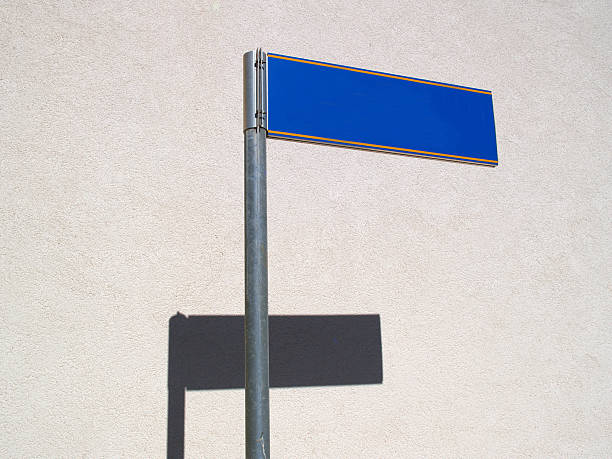 istock Street sign in blue 92210676
