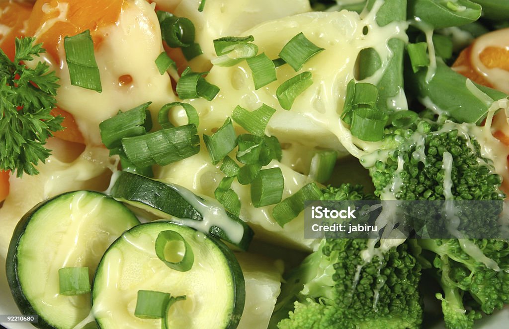 Diced Vegetables With Cheese  Appetizer Stock Photo