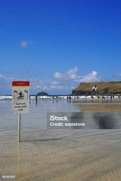 Surf Between The Flags Stock Photo - Download Image Now - Beach, Blue, Coastline