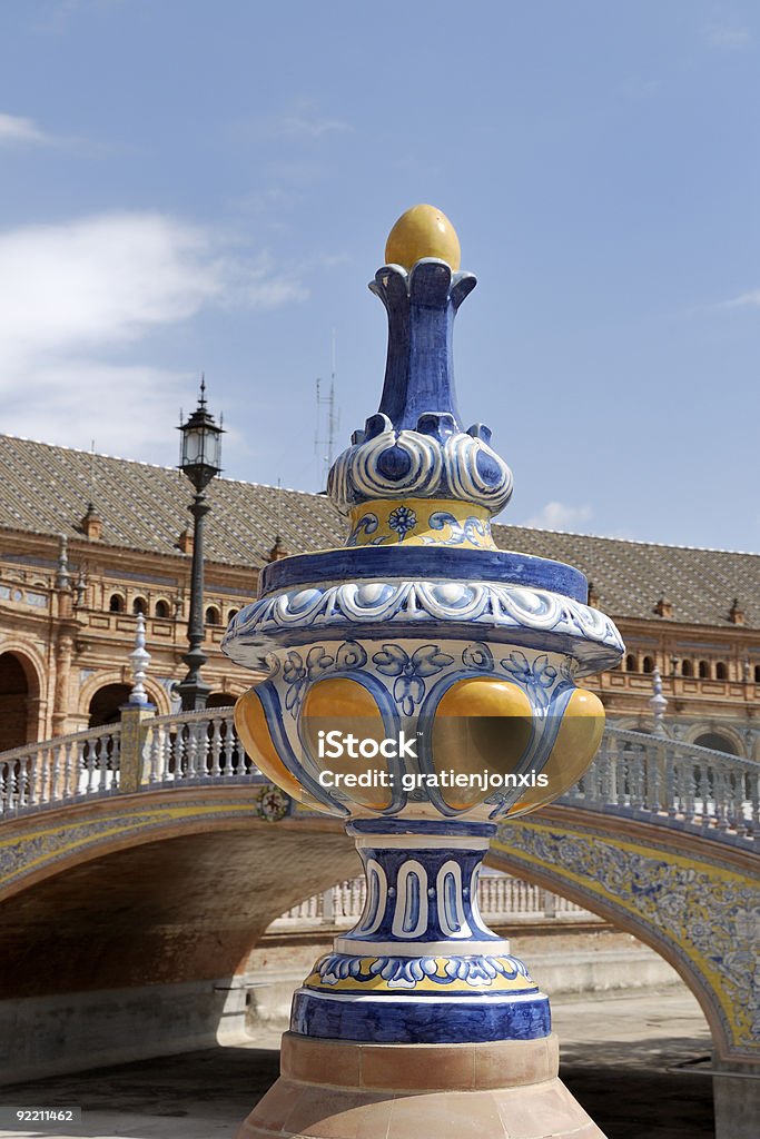 Plaza de Espana Sevilla - Lizenzfrei Andalusien Stock-Foto