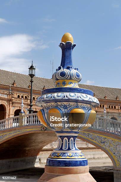 Praça De Espana Sevilha - Fotografias de stock e mais imagens de Andaluzia - Andaluzia, Arquitetura, Azulejo