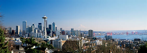 istock Seattle Washington City Skyline wide panoramic 92211678