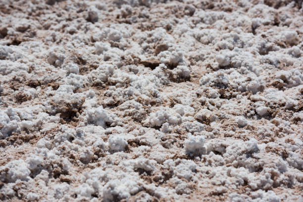 Salt and rock details, Atacama desert - Moon valley mountains