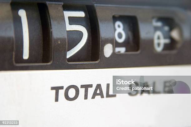 Old Pump New Price Stock Photo - Download Image Now - Calculating, Color Image, Economic Depression