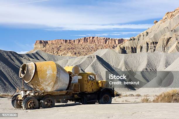 Old Concretemixer Stock Photo - Download Image Now - Cement Mixer, Driving, Driver - Occupation