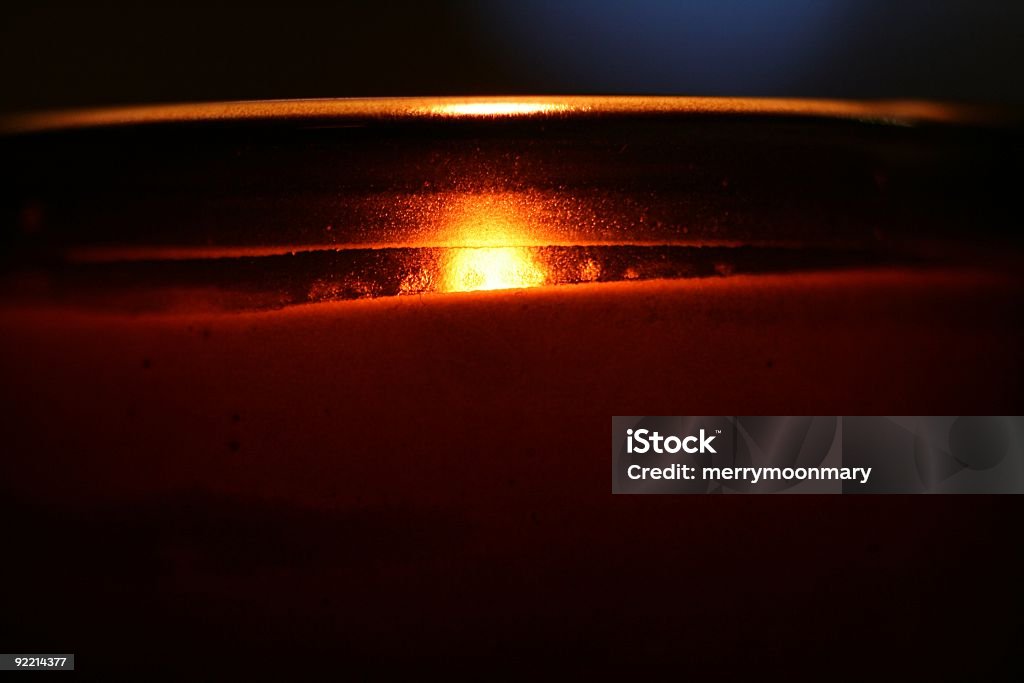 Candela votiva macro di sfondo - Foto stock royalty-free di Arancione