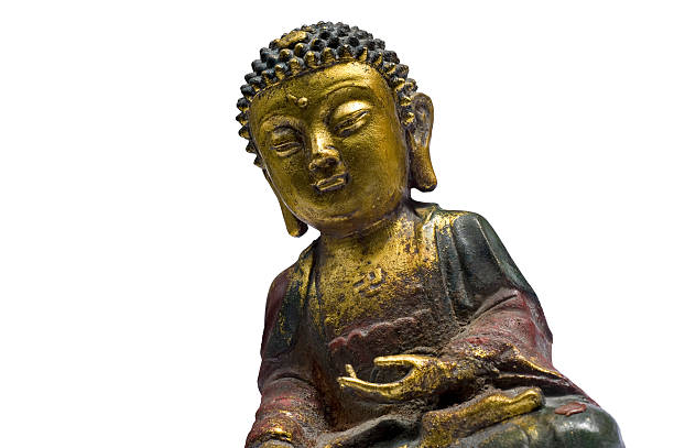 bouddha en or - glorification photos et images de collection