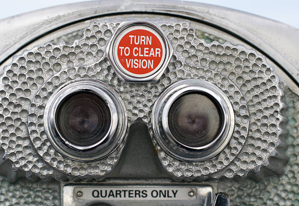 istock Coin-operated Binoculars - closeup 92215343