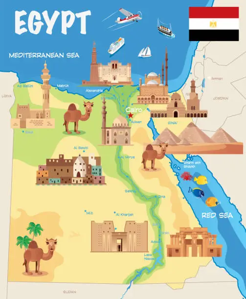 Vector illustration of Egypt