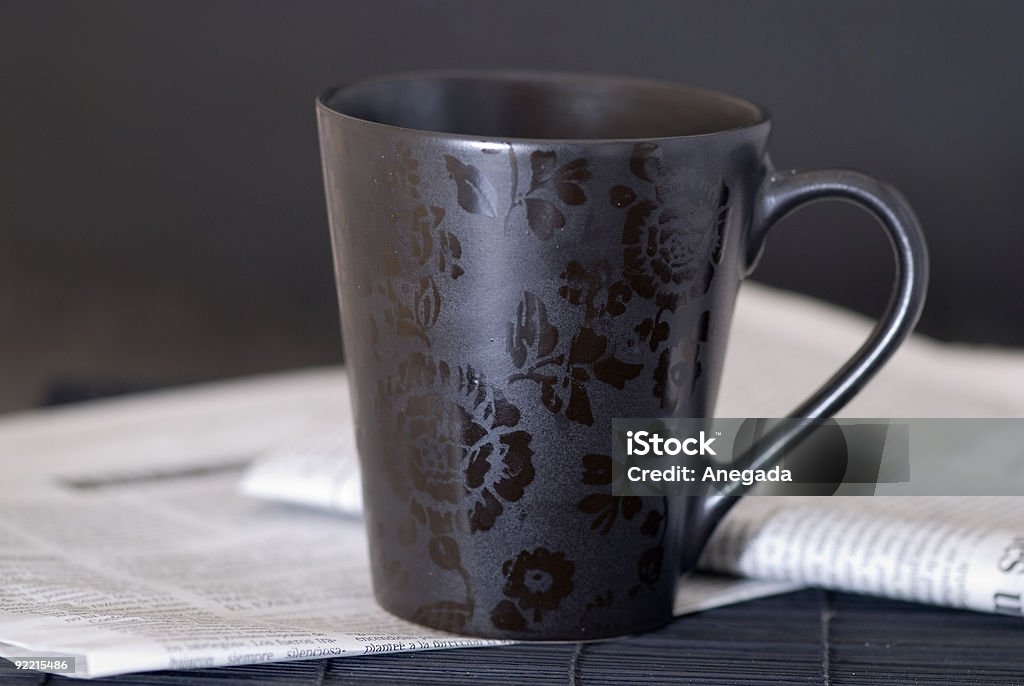 블랙 커피잔을 - 로열티 프리 0명 스톡 사진