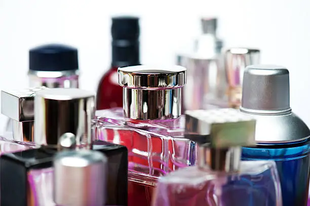 Photo of Various bottles of perfume for men and women 