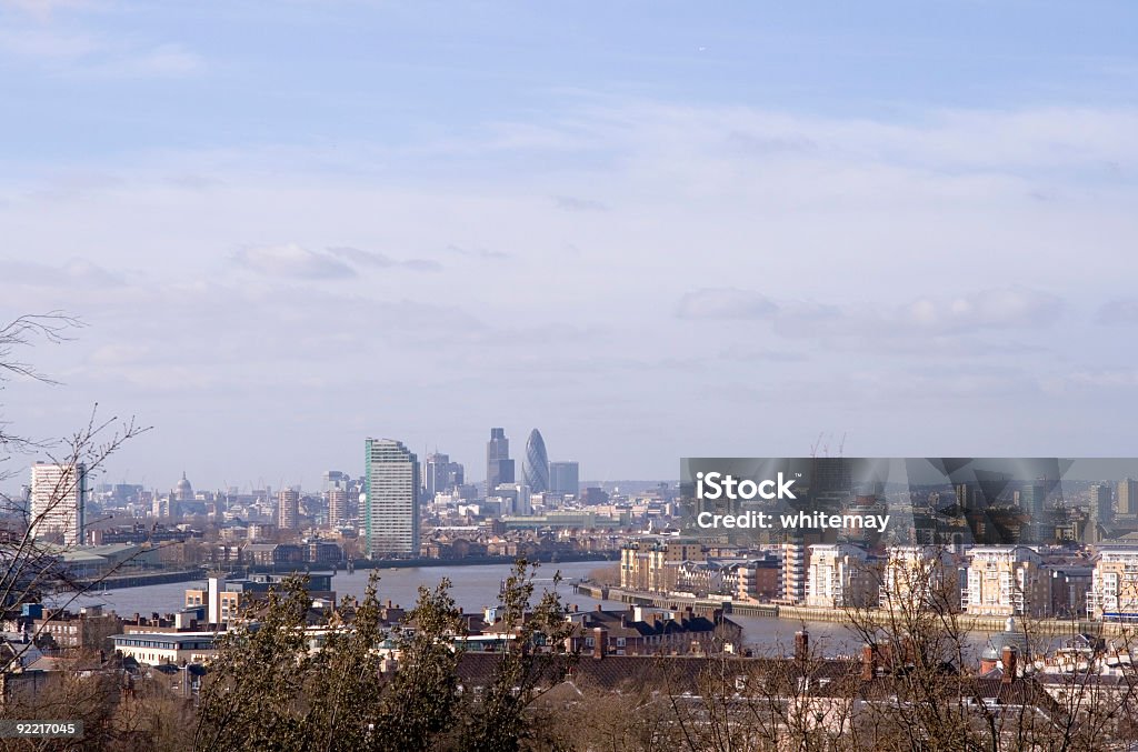 City von London Greenwich - Lizenzfrei Außenaufnahme von Gebäuden Stock-Foto